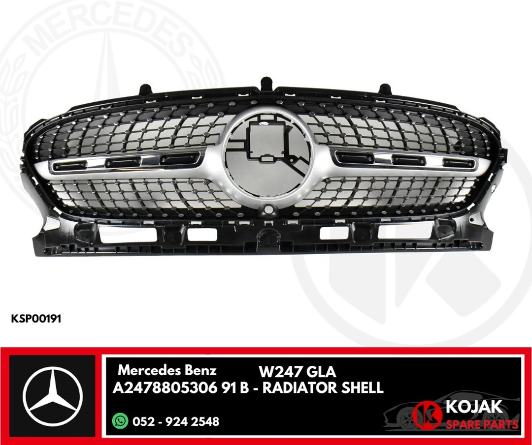 Mercedes-Benz GLA W247 Front Radiator Grille Shell
