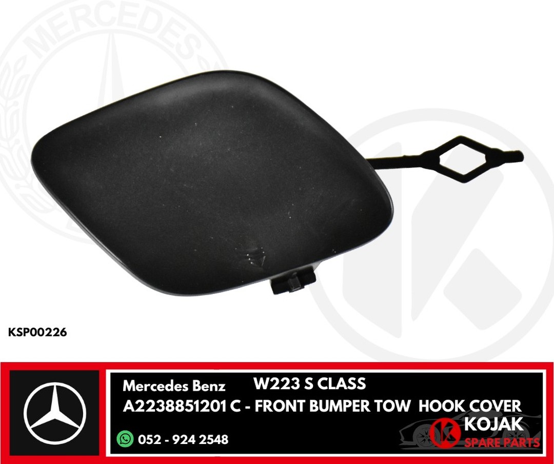 Mercedes Benz W223 S Class Front Bumper Tow Hook Cover