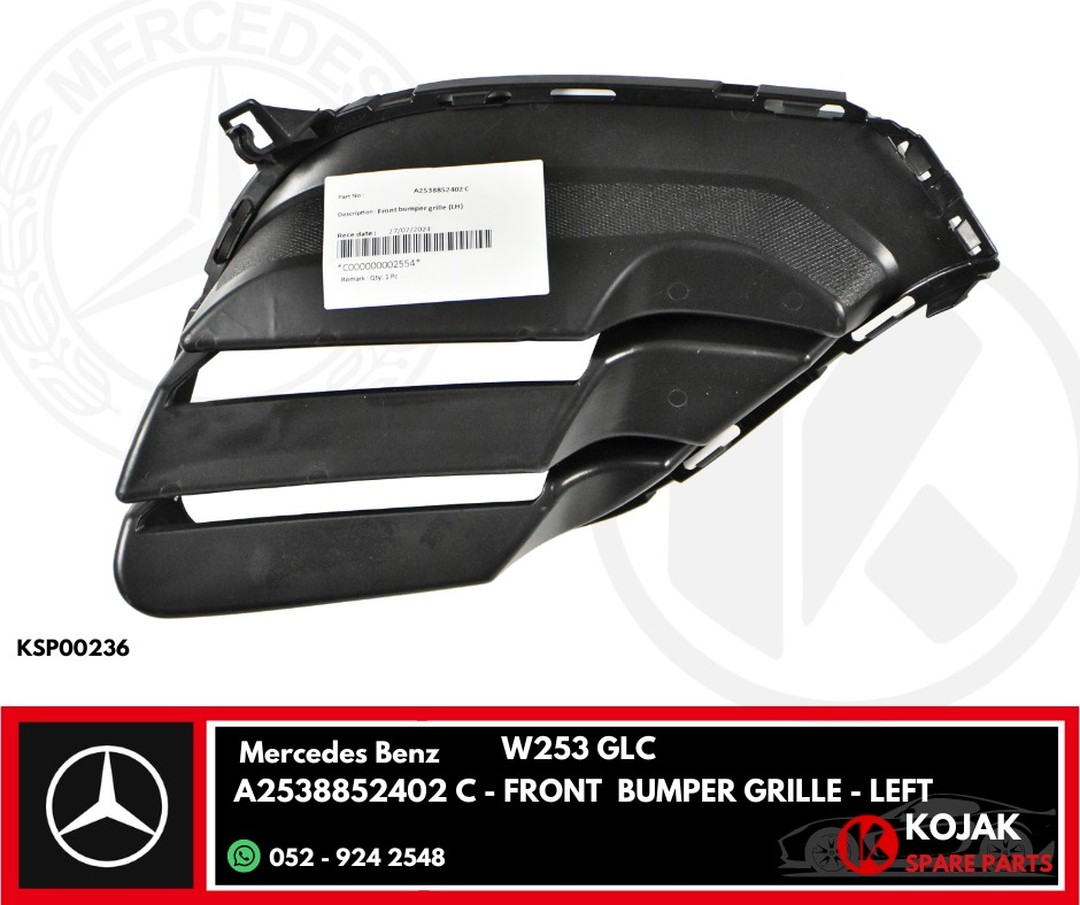 Front Bumper Grille Left Mercedes-Benz W253 GLC