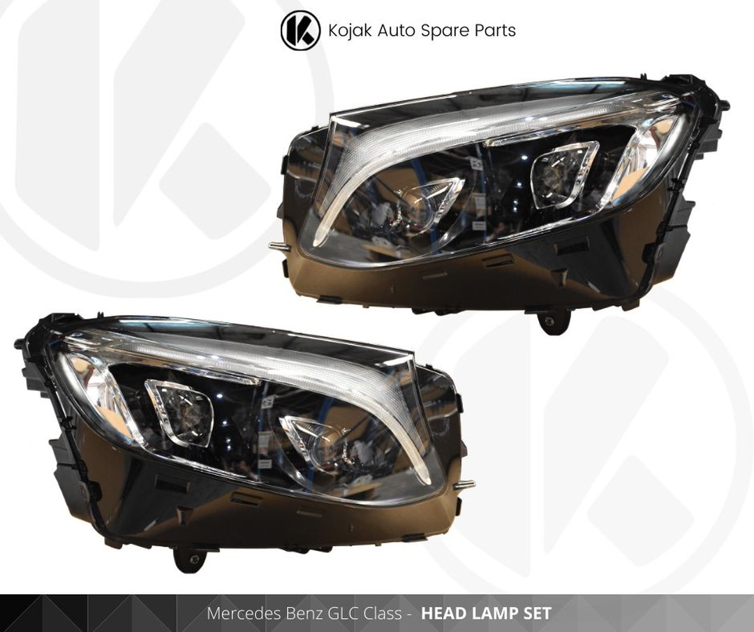 Headlight Set Right Mercedes Benz GLC Class LED
