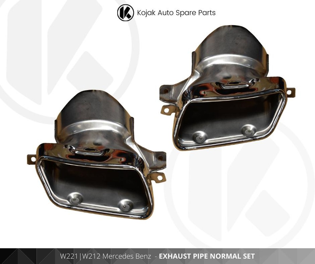 Exhaust Pipe Tips Set Mercedes-Benz W221 W212