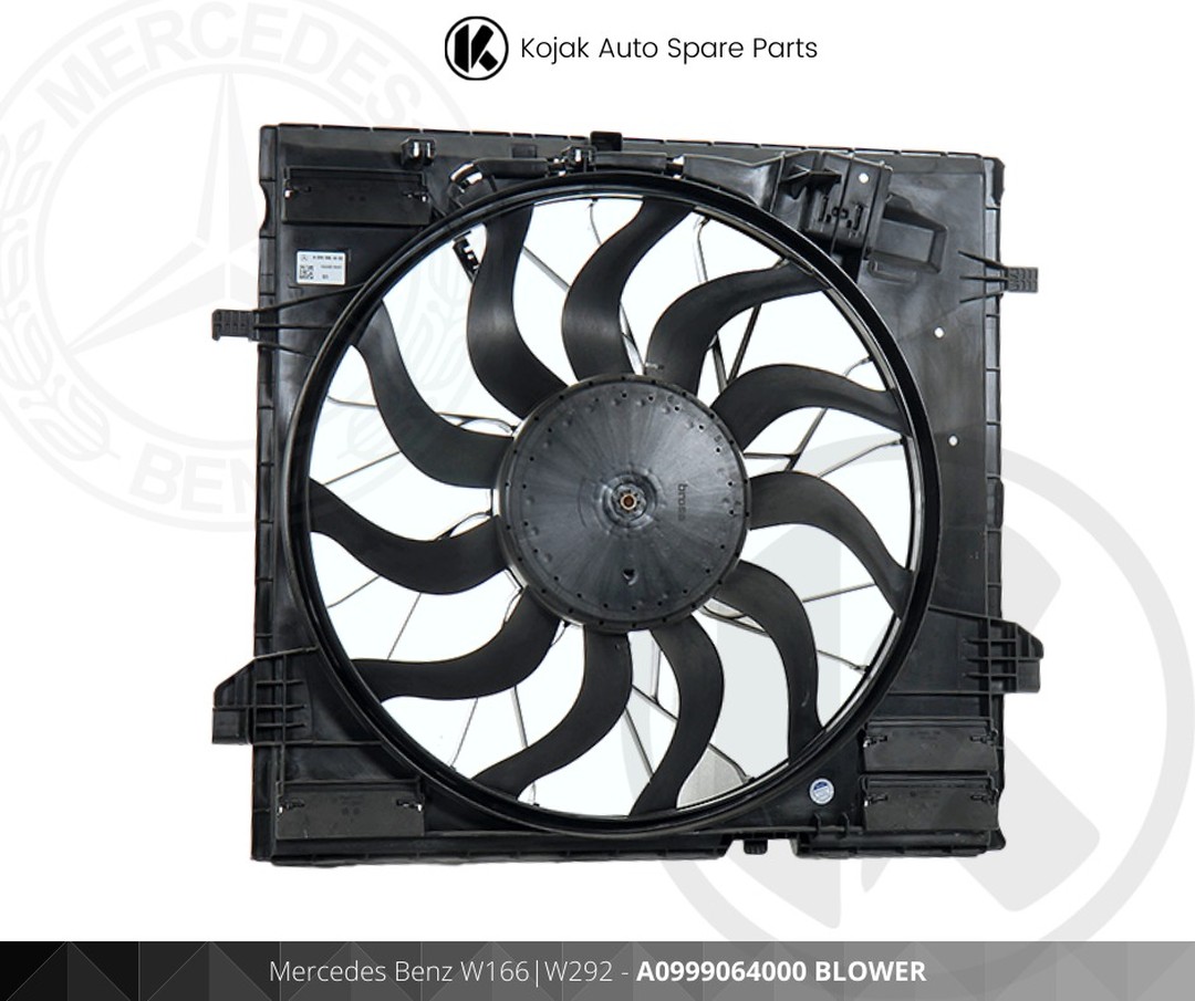 Mercedes Benz W166 W292 Radiator Cooling Fan Blower