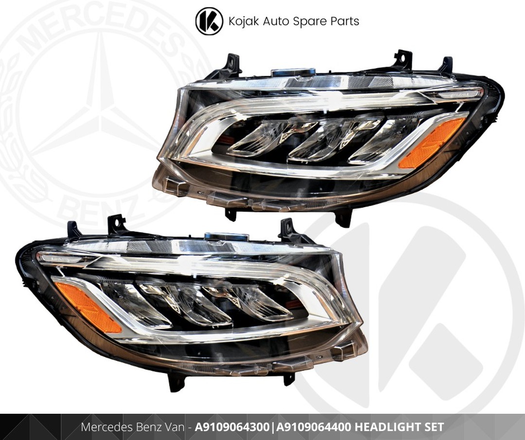 Mercedes Benz Van Headlight Set