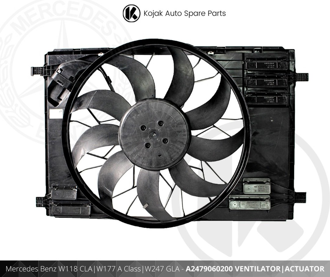 Mercedes Benz Cooling Fan Assembly W118 CLA W177 A Class W247 GLA
