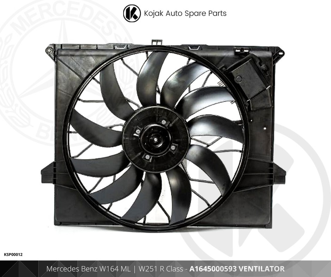 Mercedes Benz W164 ML / W251 R Class Cooling Fan