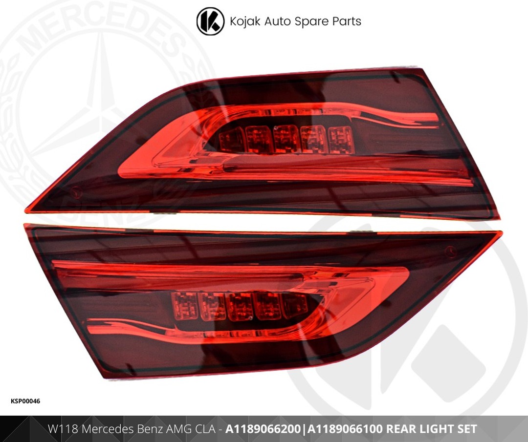 Mercedes Benz CLA W118 Rear Light Set