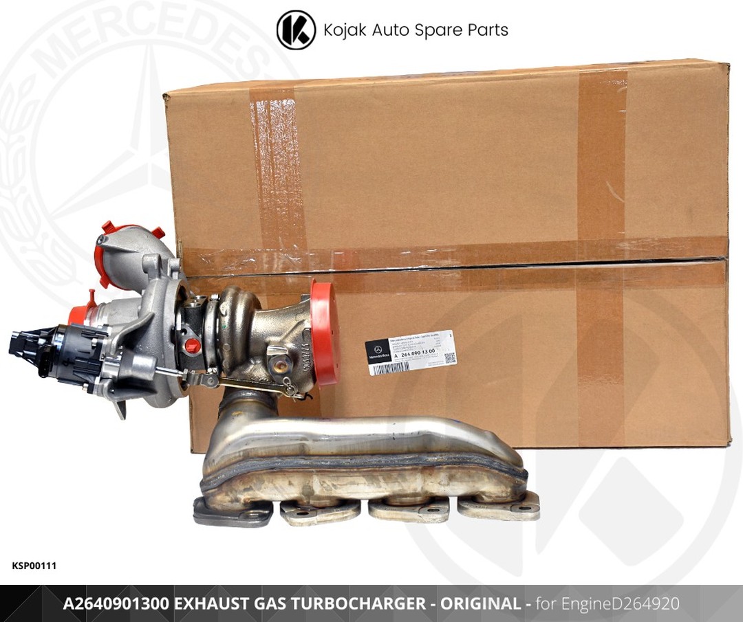 Mercedes-Benz M264 Exhaust Gas Turbocharger with Manifold