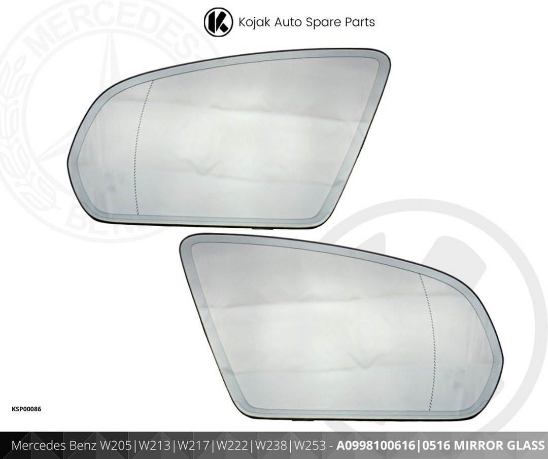 Mercedes-Benz Right Side Mirror Glass