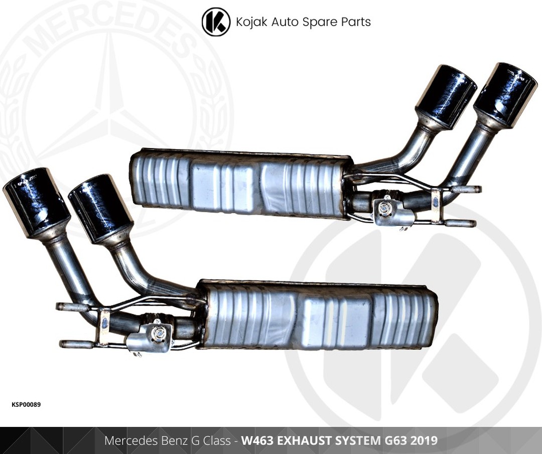 Mercedes-Benz G-Class W463 G63 Exhaust System (Left & Right Pair)
