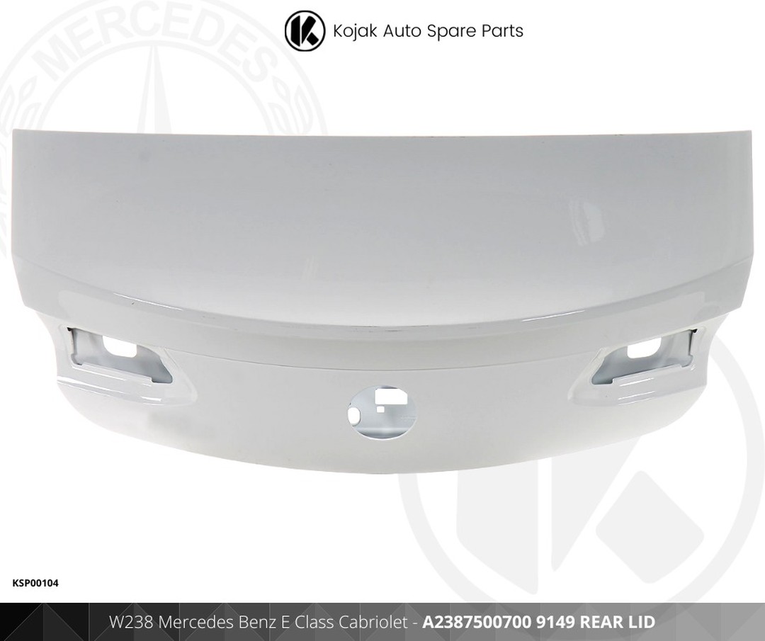 Rear Lid Mercedes Benz E Class Cabriolet W238