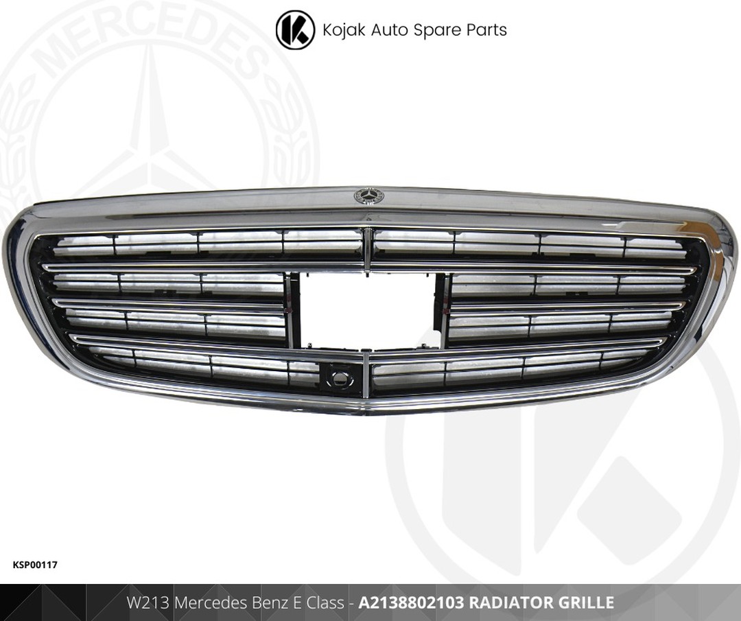Mercedes-Benz E-Class W213 Radiator Grille Chrome