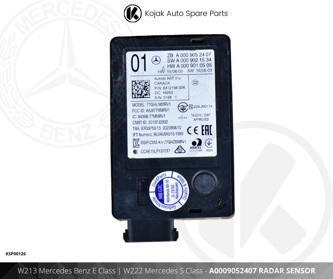 Radar Sensor Mercedes-Benz W213 W222