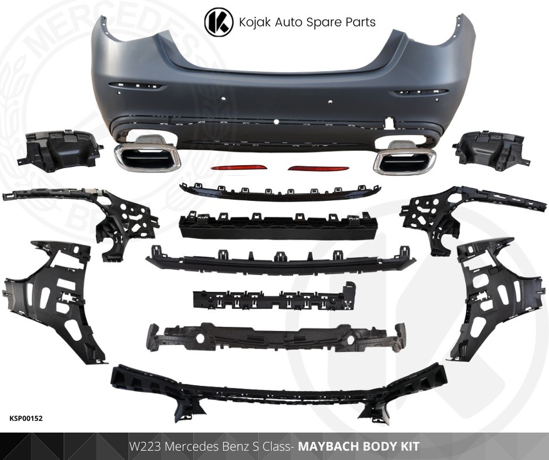 Rear Bumper and Maybach Body Kit for Mercedes Benz S-Class W223