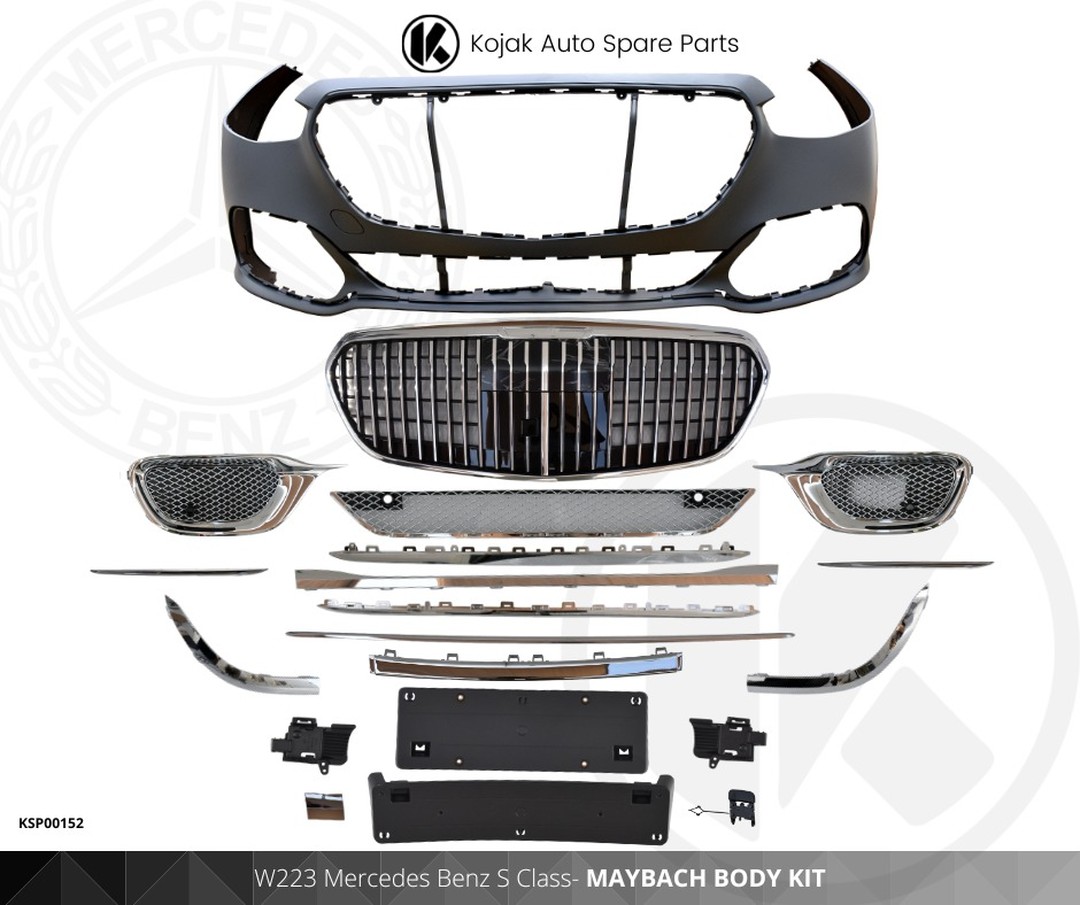 Mercedes-Benz S-Class W223 Maybach Front Body Kit
