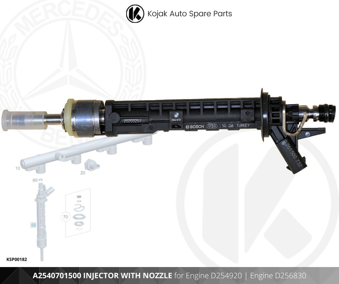 Mercedes-Benz Fuel Injector with Nozzle