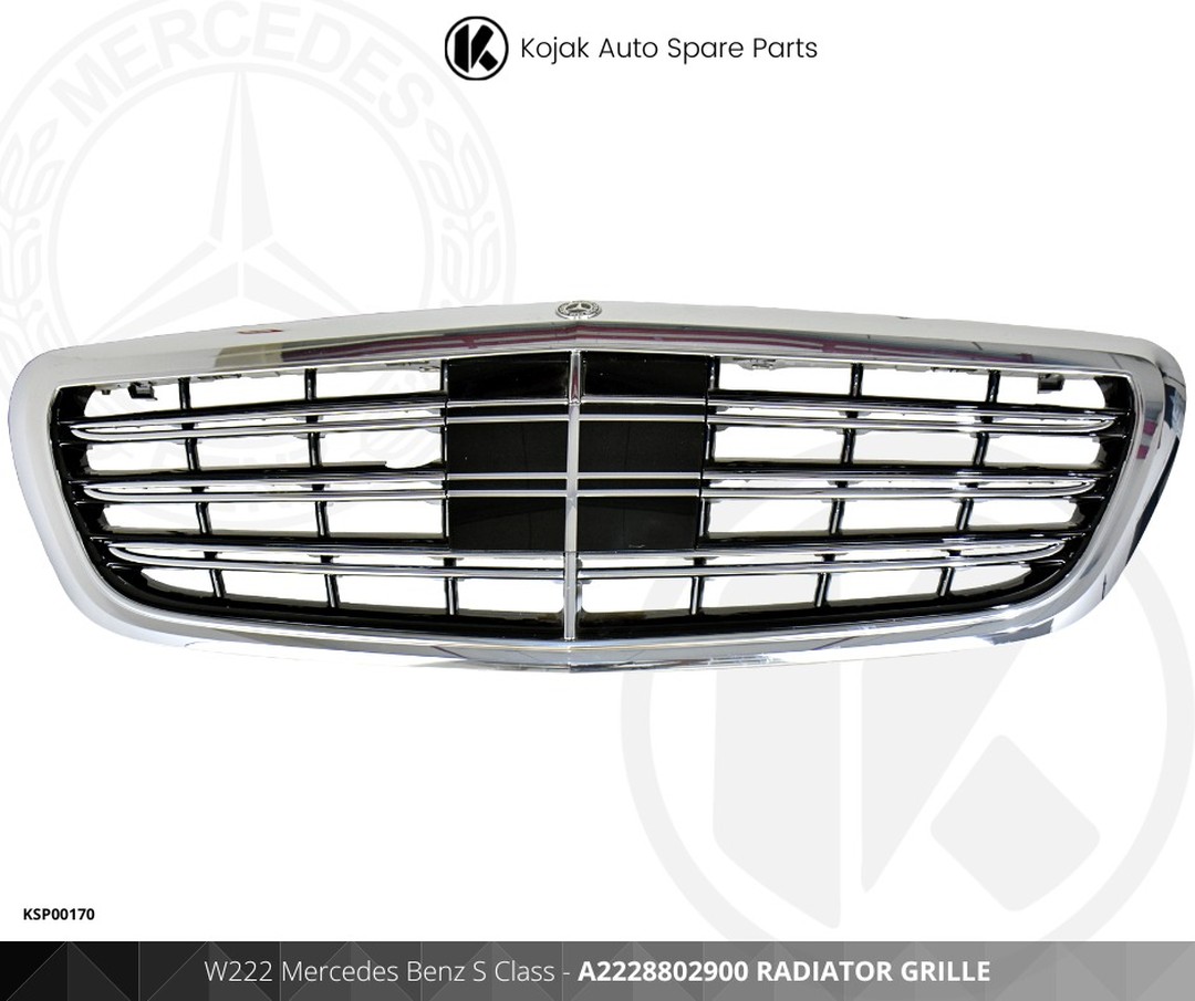 Mercedes Benz S Class W222 Radiator Grille