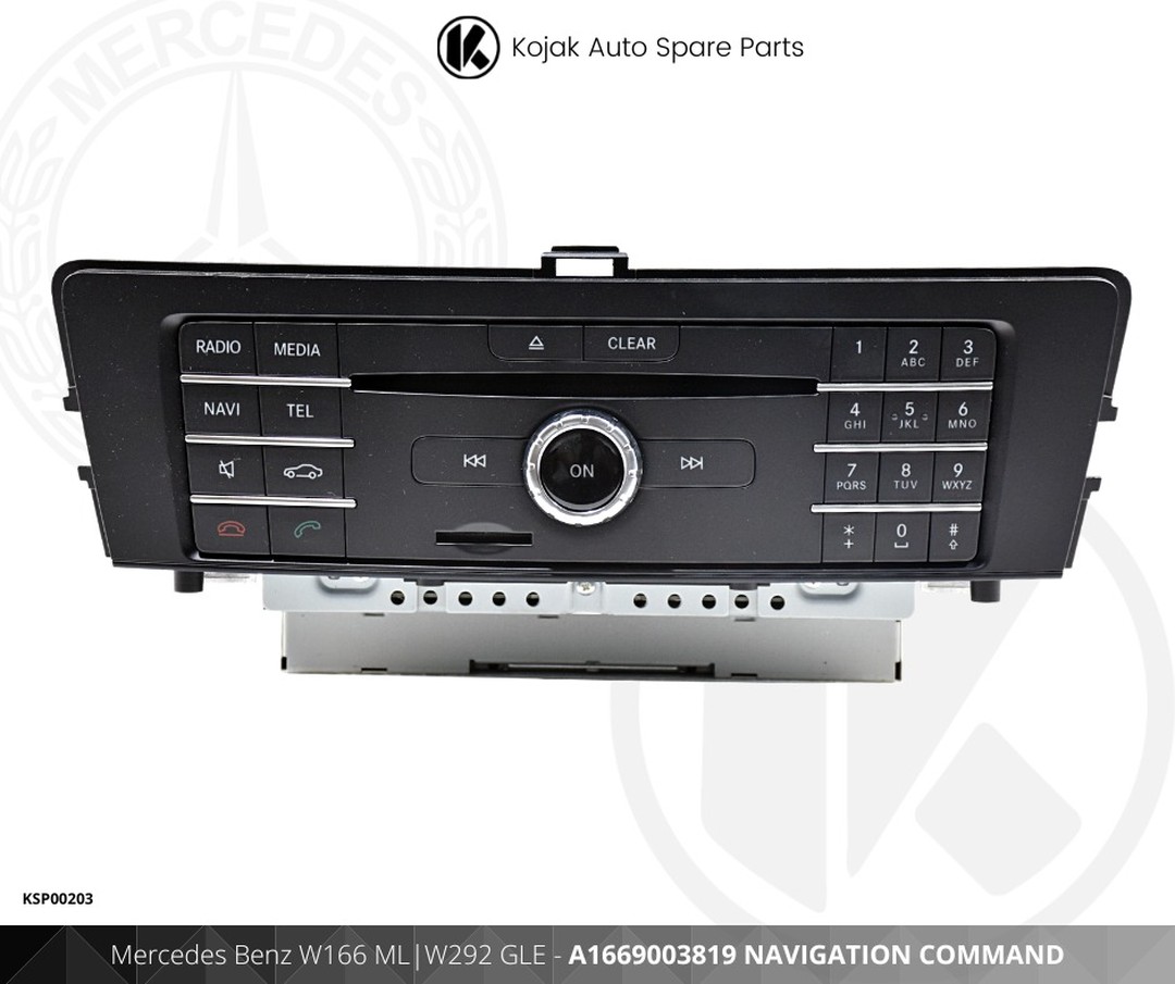 Mercedes Benz W166 ML W292 GLE Navigation COMMAND Unit