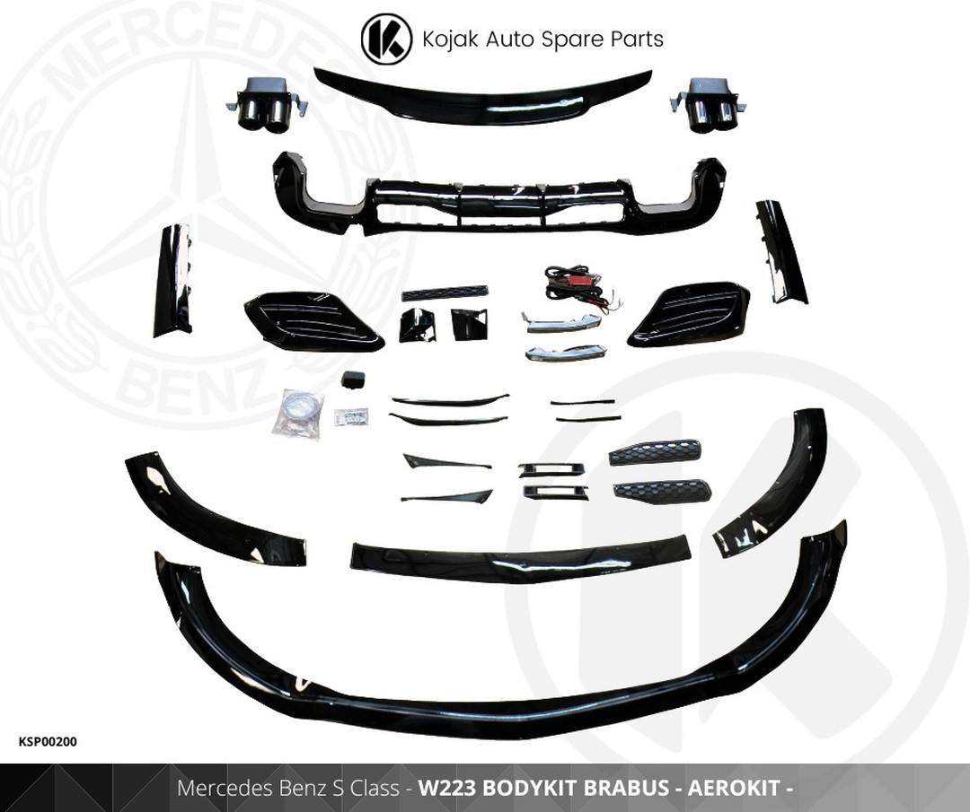 Mercedes Benz S Class W223 Brabus Aerokit Body Kit