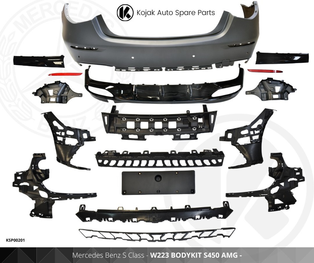 Mercedes Benz S Class W223 Rear Bodykit S450 AMG