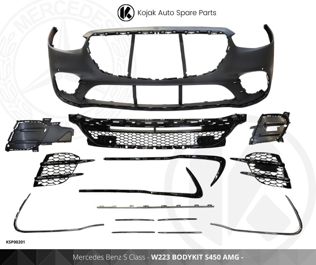 Mercedes Benz S Class W223 Front Bumper Bodykit S450 AMG