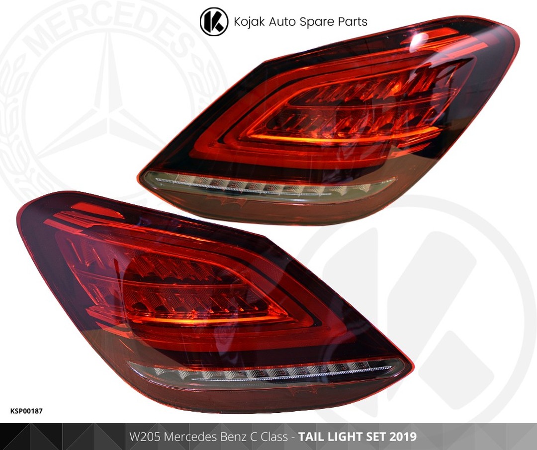 Mercedes Benz C Class W205 Tail Light Set