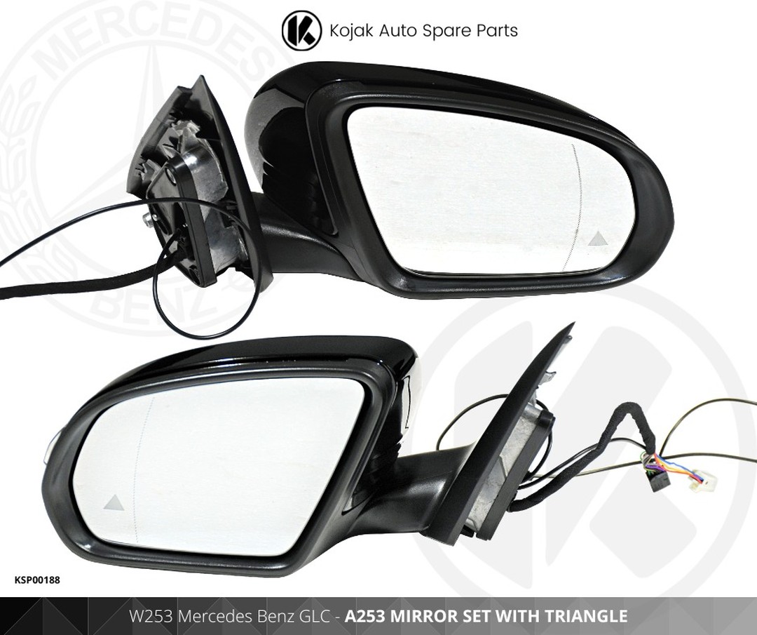Mercedes Benz GLC W253 Exterior Mirror Set with Triangle