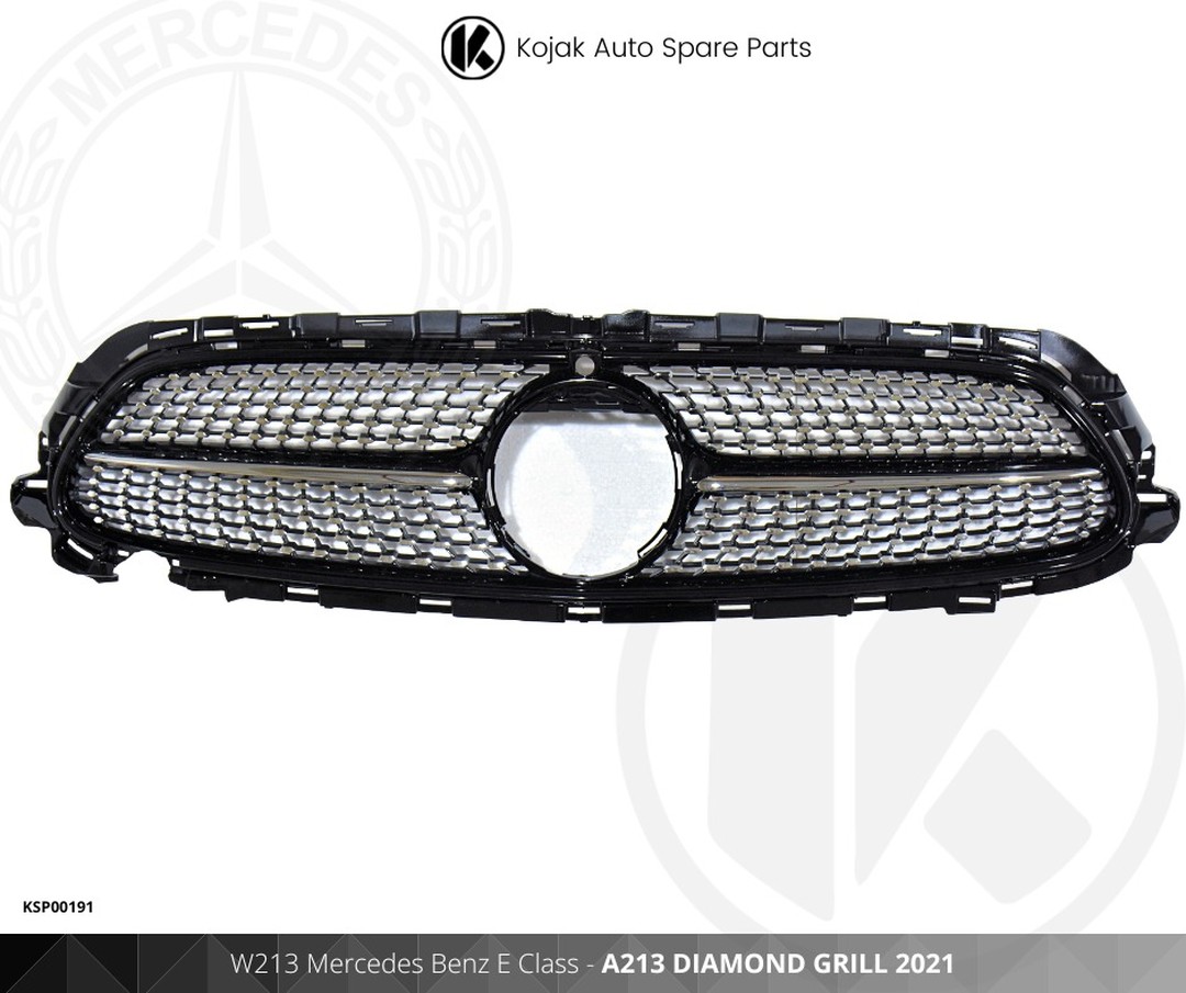 Mercedes Benz E Class W213 Diamond Front Grille