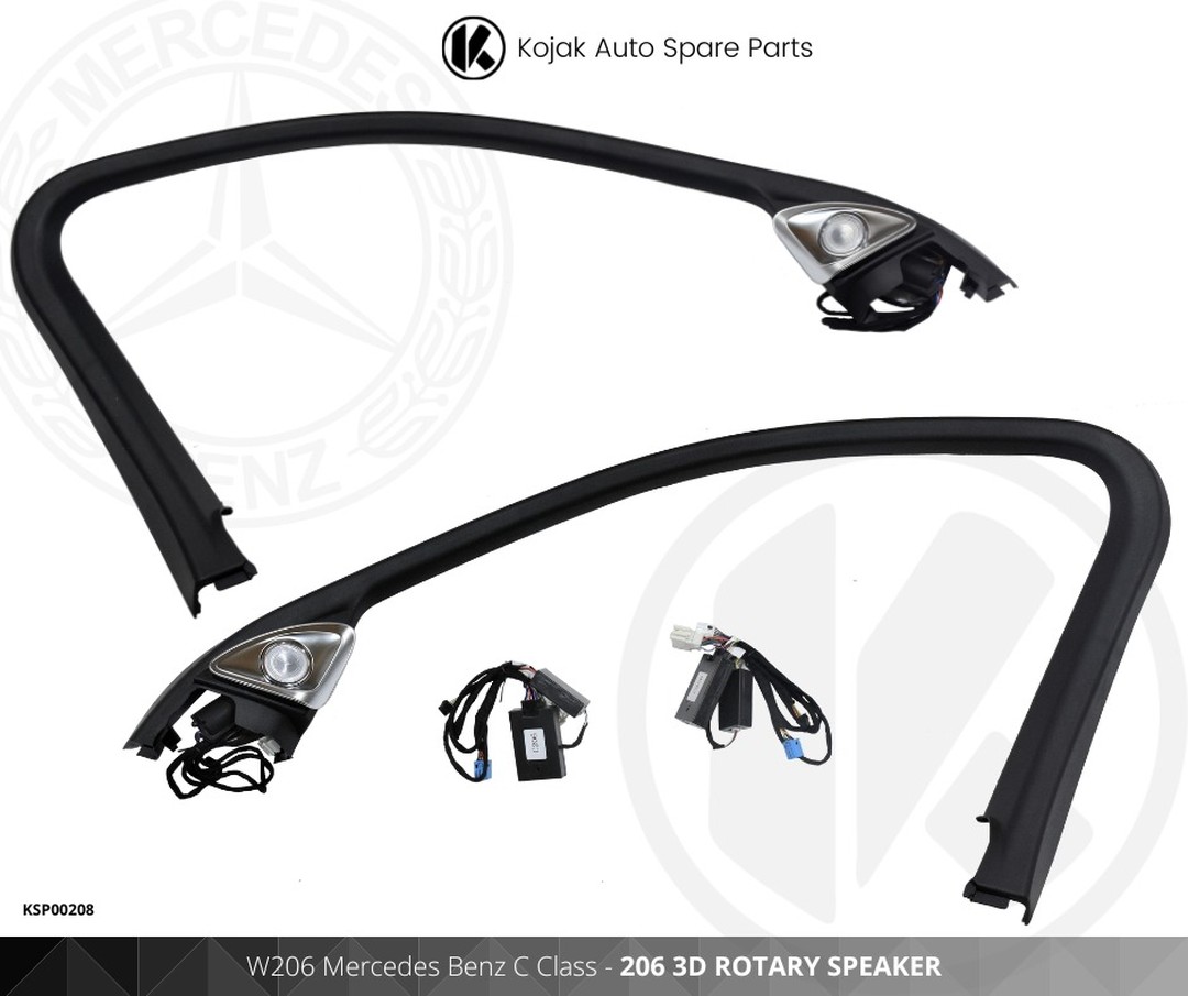 Mercedes Benz C-Class W206 3D Rotary Speaker Pair