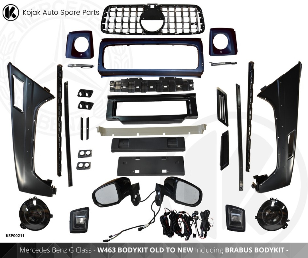 Mercedes-Benz G-Class W463 Brabus Style Body Kit (Old to New Conversion)