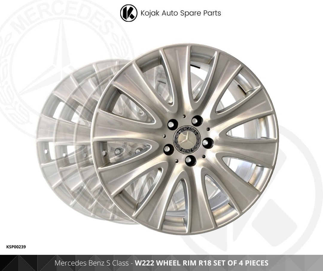 Mercedes Benz S Class W222 R18 Wheel Rim (Set of 4)