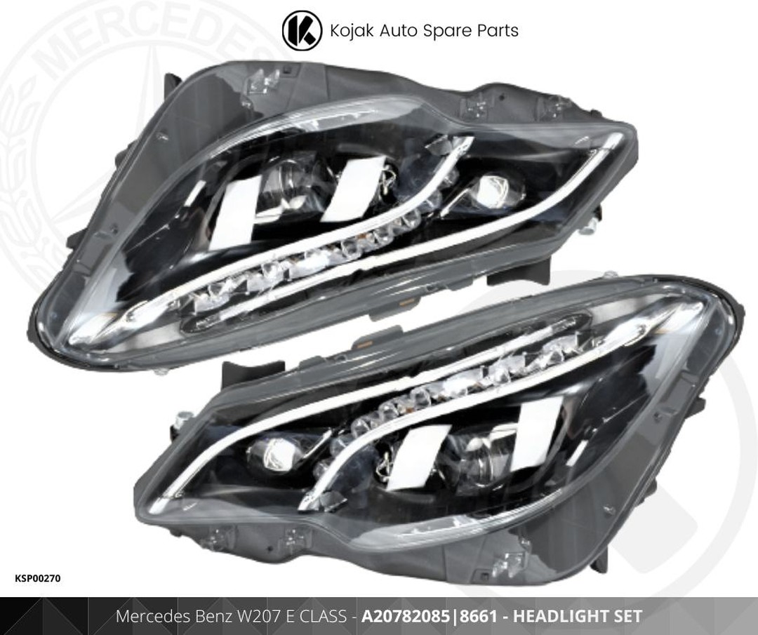 Headlight Set Mercedes Benz E-Class W207 Facelift