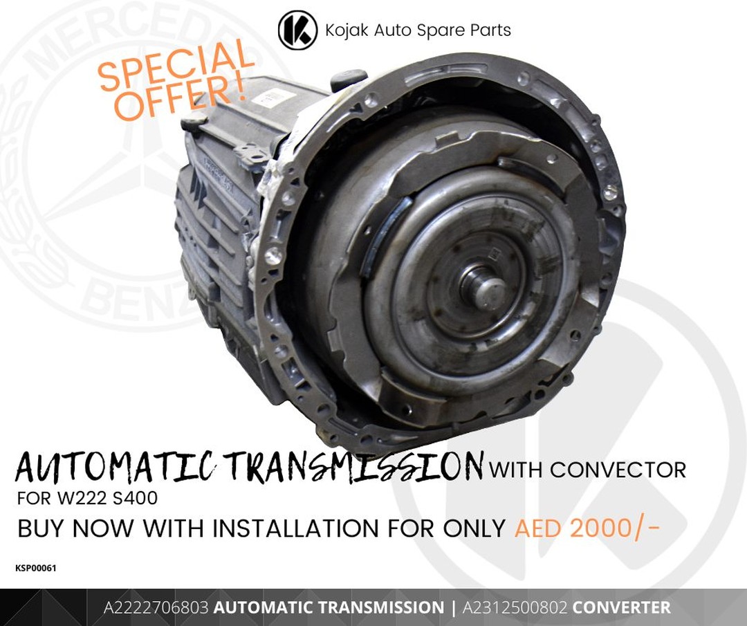 Mercedes-Benz W222 S400 Automatic Transmission with Torque Converter