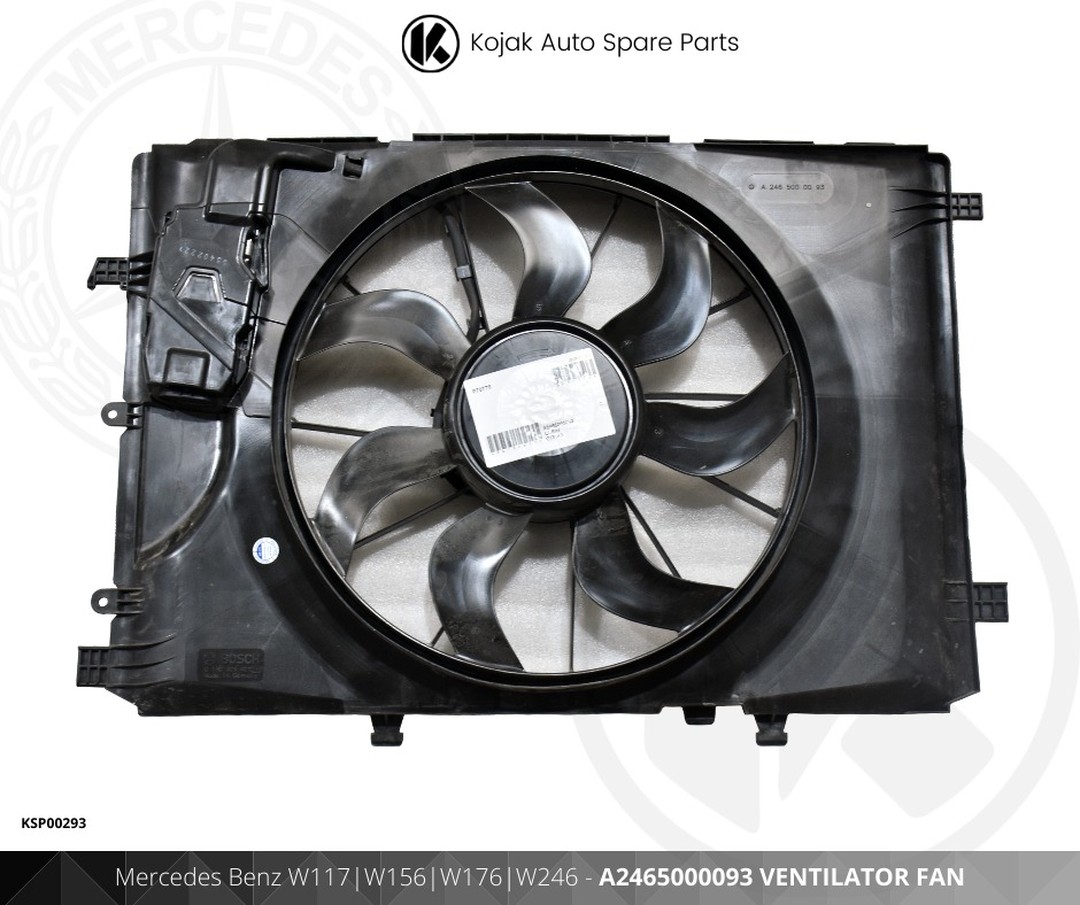 Mercedes-Benz Radiator Ventilator Fan Assembly