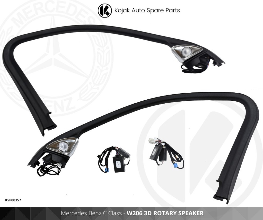 Mercedes-Benz C-Class W206 3D Rotary Speaker Trim Set