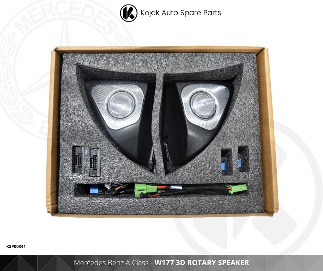 Mercedes Benz A Class W177 3D Rotary Speaker Set