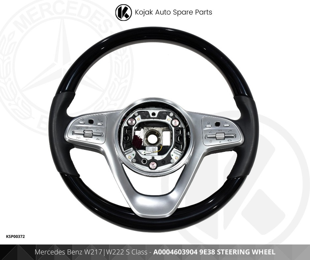 Mercedes-Benz S-Class W217 W222 Steering Wheel with Wood Trim