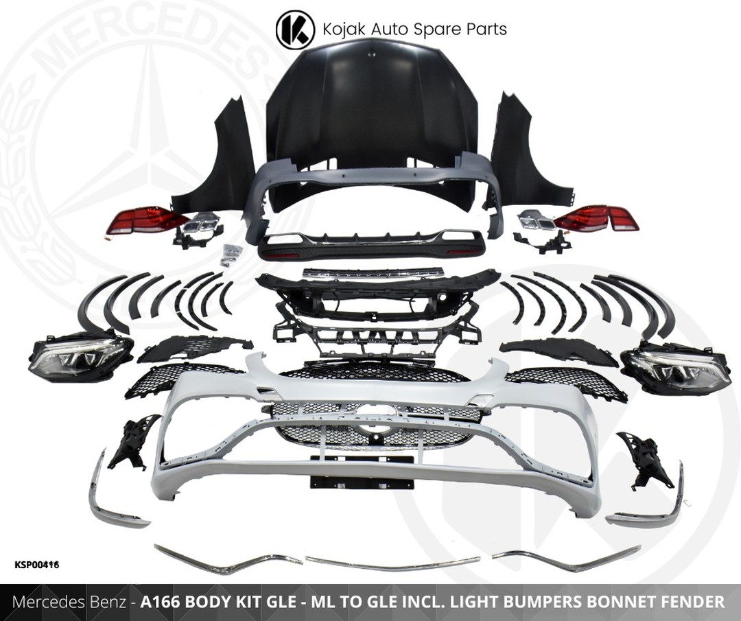 Mercedes-Benz A166 Body Kit (ML to GLE Conversion)