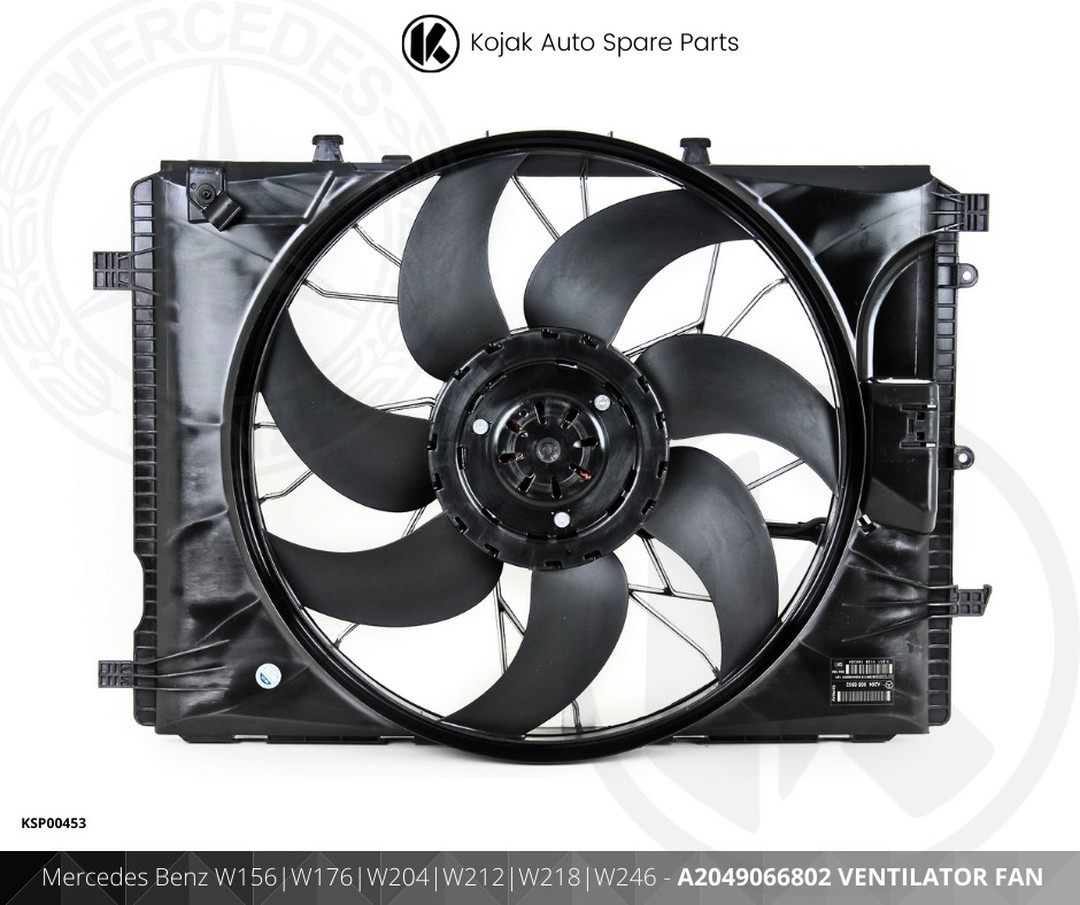 Mercedes Benz Radiator Ventilator Fan Assembly