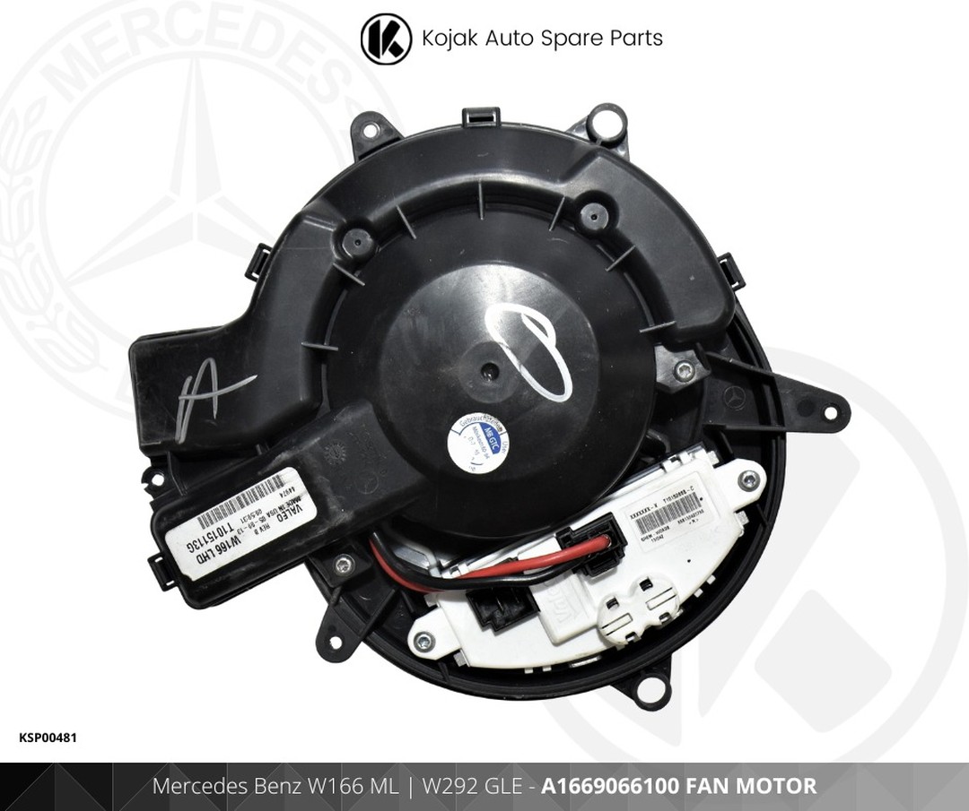 Mercedes-Benz W166 ML W292 GLE HVAC Blower Fan Motor