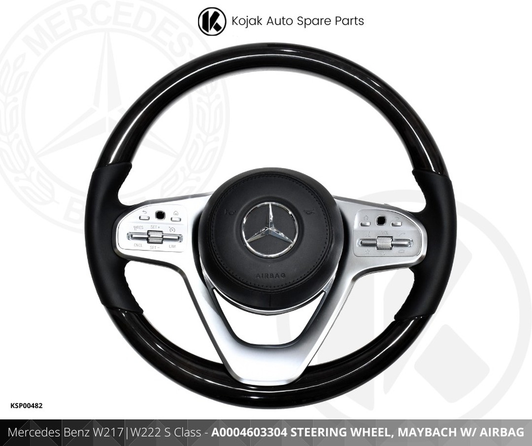 Mercedes-Benz S-Class W217 W222 Steering Wheel with Airbag (Maybach style)