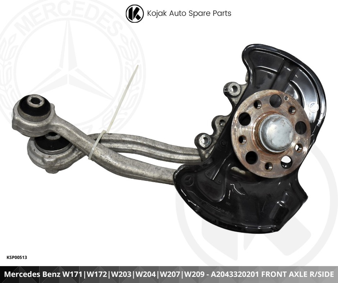 Mercedes Benz W204 W207 Front Right Steering Knuckle Assembly