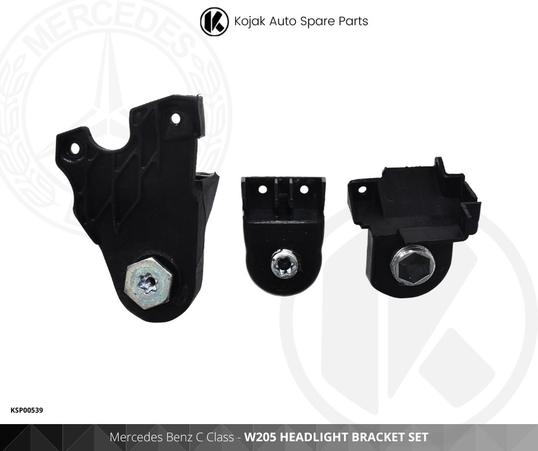Mercedes Benz C Class W205 Headlight Bracket Set