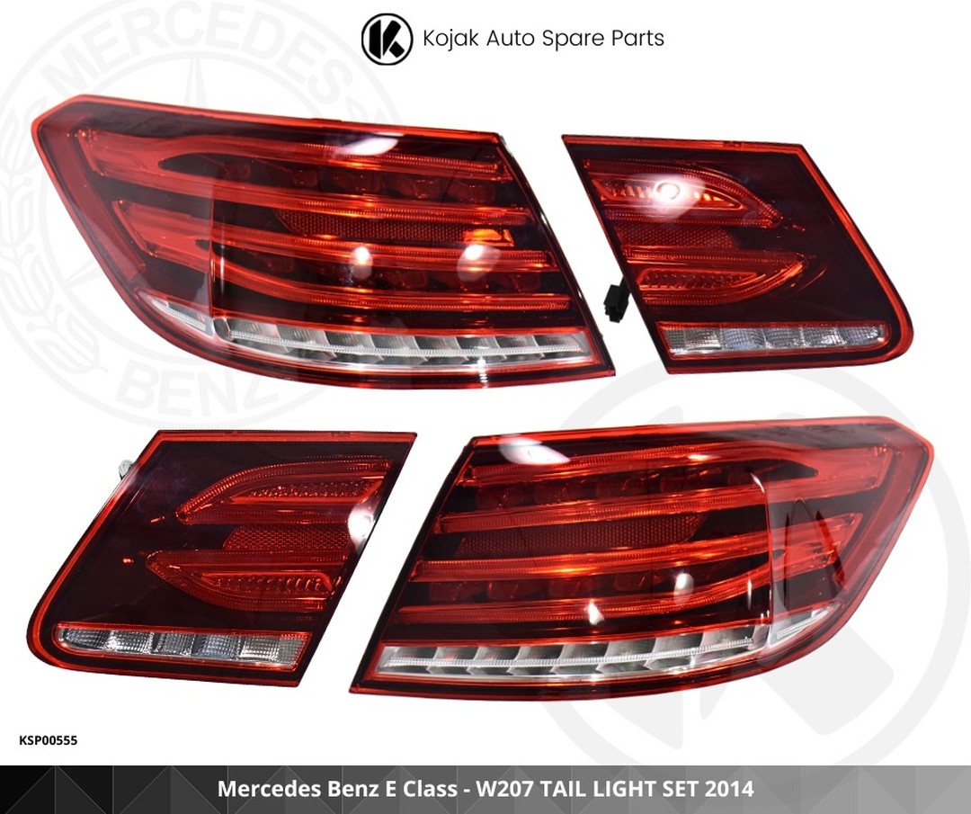 Mercedes Benz E Class W207 Tail Light Set 2014