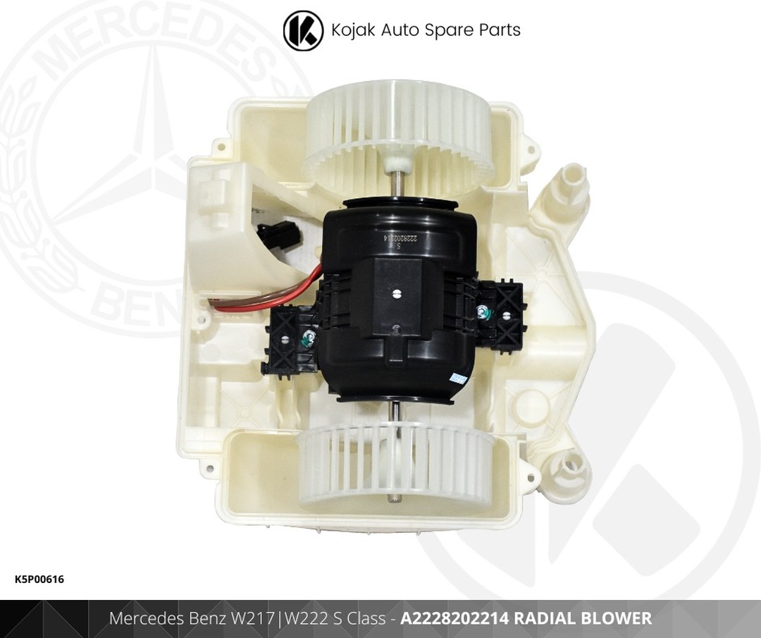 Mercedes Benz W217 W222 S Class Radial Blower Motor