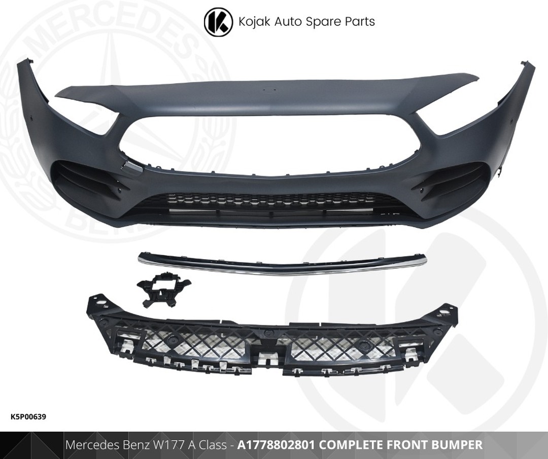 Mercedes Benz W177 A Class Complete Front Bumper