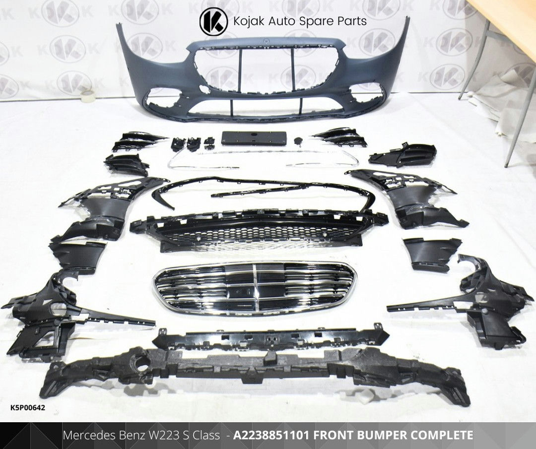 Mercedes-Benz W223 S Class Front Bumper Complete