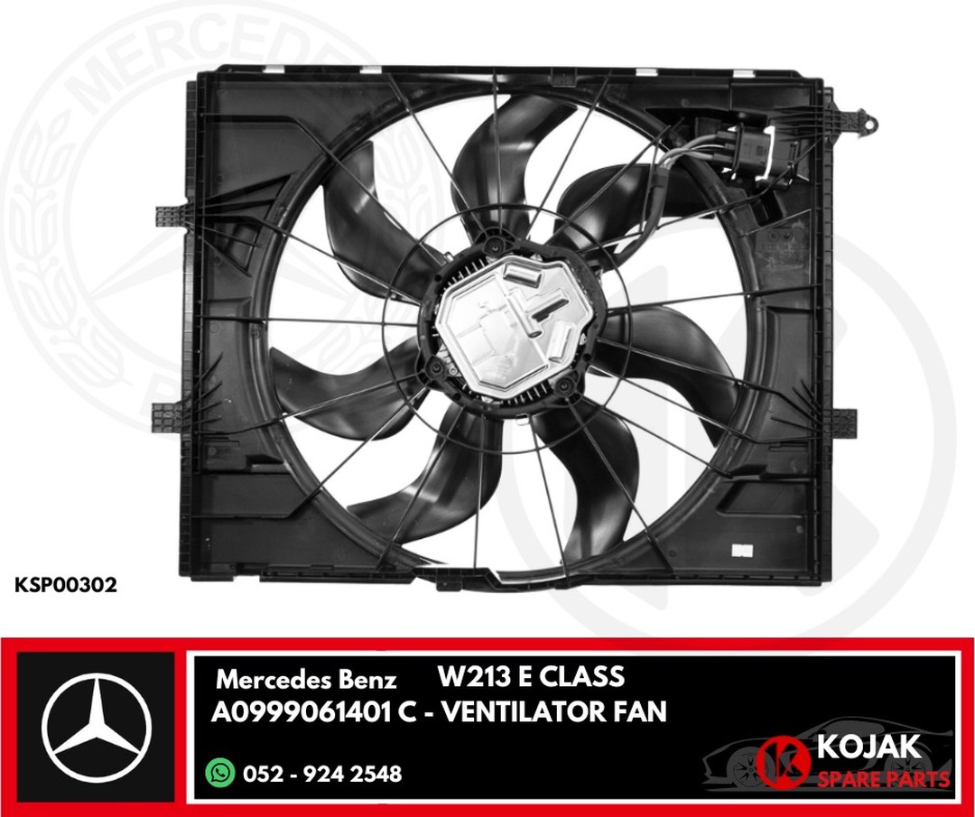 Mercedes Benz W213 E-Class Radiator Ventilator Fan