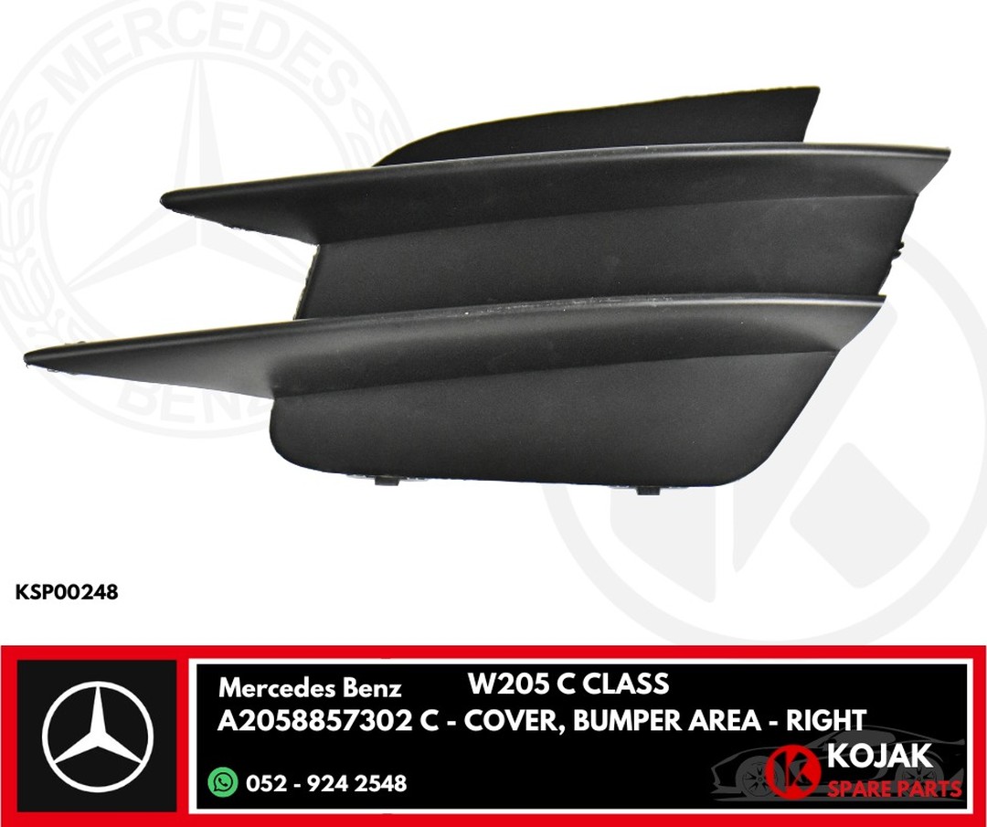 Mercedes-Benz C-Class W205 Right Bumper Area Cover