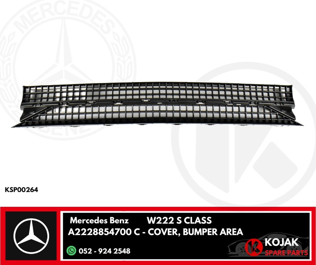 Bumper Grille Cover Mercedes-Benz W222 S-Class