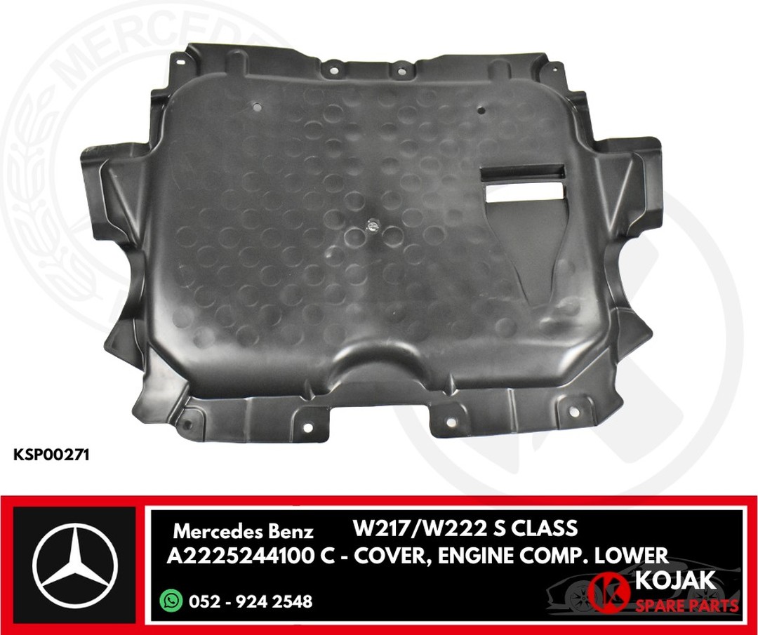 Mercedes Benz W217/W222 S Class Lower Engine Compartment Cover